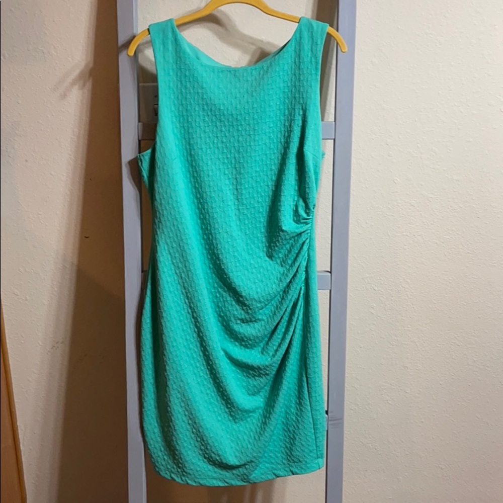 Teal Knit Dress